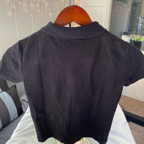 Brandy Melville/John Galt black, cropped polo shirt - Picture 3 of 3